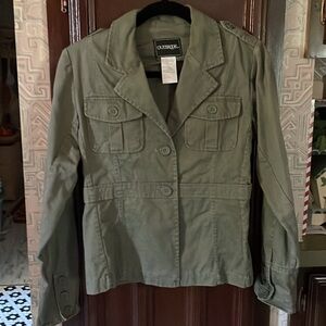 Outbrook girls’ size L (14/16) army green two- bottom jacket